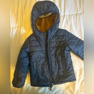 Little kid reversible north face coat! Still looks brand new